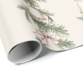 Goldweihgabeln Geschenkpapier (Rolleneckpunkt)