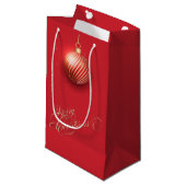 Goldweihnachtsball, Roter Feiertag Kleine Geschenktüte (Vorderseite Schrägansicht)