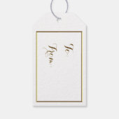 Goldweihnachtsbaum-Geschenk-Umbauten Geschenkanhänger (Rückseite)