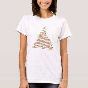 Goldweihnachtsbaum T-Shirt