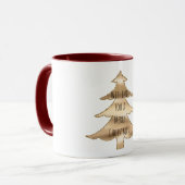 Goldweihnachtsbaum Tasse (Vorderseite Links)