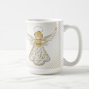 Goldweihnachtsengel von AnmutSunrays Kaffeetasse