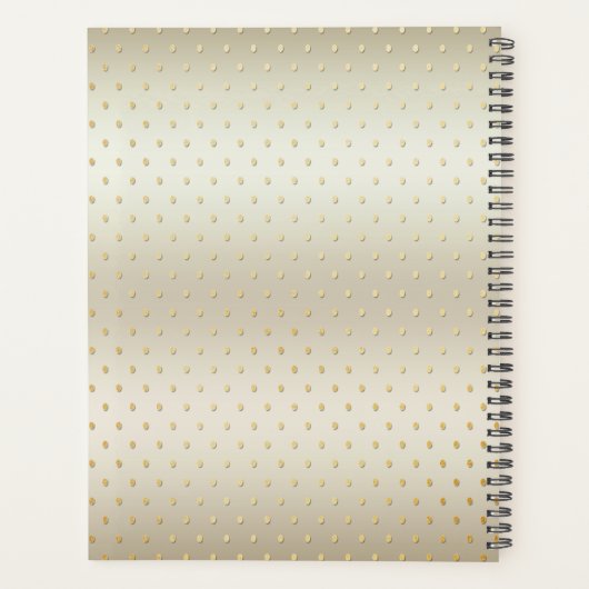 Goldweihnachtsfeiertag Planer (Rückseite)