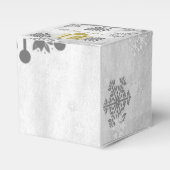 Goldweihnachtsgeschenk-Vorgeschenk-Box Geschenkschachtel (Vorderseite)