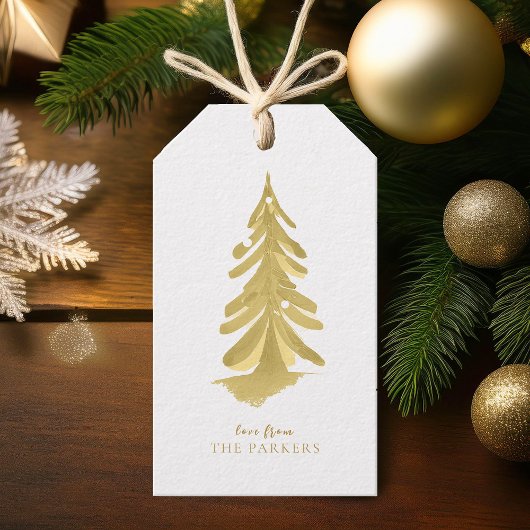 Goldweihnachtsmuster#10 ID1009 Geschenkanhänger