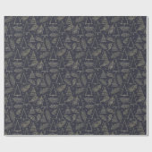 Goldweihnachtspapier Geschenkpapier (Flach)