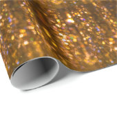 Goldweihnachtszeit: Abstrakter Hintergrund Geschenkpapier (Rolleneckpunkt)
