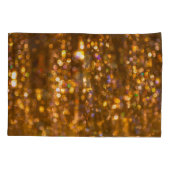 Goldweihnachtszeit: Abstrakter Hintergrund Kissenbezug (Rückseite)