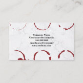 Goldwein | Marmor | Weinberge Visitenkarte (Rückseite)