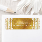 Goldweiße Ägyptische Ägyptische Augenglanz Moderne (Insitu)