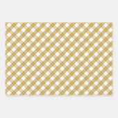 Goldweiße, gemische, rustikale Muster für Hirschho Geschenkpapier Set (Vorderseite)