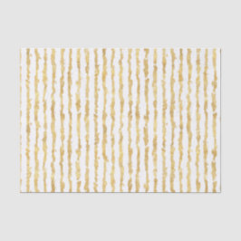 Goldweiße Glitz-Streifen Seidenpapier