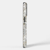 Goldweiße Lotus-Blume Case-Mate iPhone Hülle (Rückseite / Rechts)