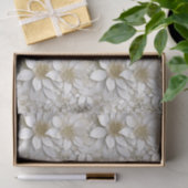 Goldweiße Lotus-Blume Hochzeit Seidenpapier (Geschenk)