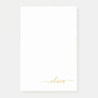 Goldweiße, moderne Script-Girl-Monogramm-Bezeichnu