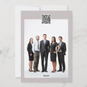 Goldweiße Weihnachtsbaum luxuriöses Foto Feiertagskarte (Rückseite)