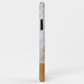 Goldweißer Bling-Luxus-Marmor Case-Mate iPhone Hülle (Hinten/Rechts)