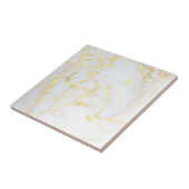 Goldweißer Marmor - individuell anpassbare elegant Fliese (Seite)