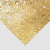 Goldweißer Schein-Glanz Seidenpapier (Detail)