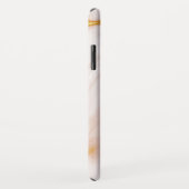 Goldweißer und rosa Marmor Case-Mate iPhone Hülle (Hinten/Rechts)