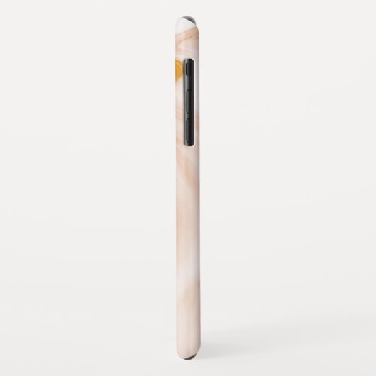Goldweißer und rosa Marmor Case-Mate iPhone Hülle (Hinten/Links)
