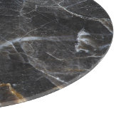 Goldweißes Marmordesign Schneidebrett (Ecke)