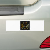 GoldWiccan Symbol Dreiergruppen-Göttin Autoaufkleber (Auf Auto)