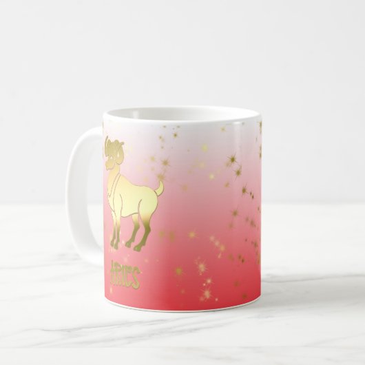 Goldwidder Ombre Kaffeetasse (Vorderseite Links)