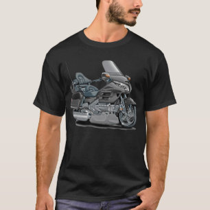 Goldwing Graues Fahrrad fährt brap  T-Shirt