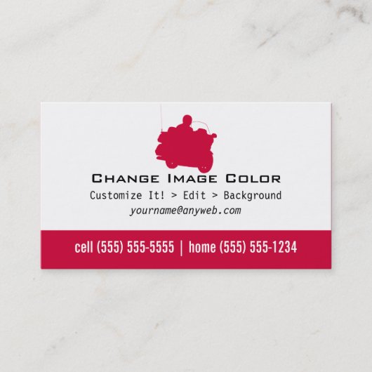 Goldwing - persönliche Visitenkarte (Vorderseite)