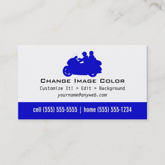 Goldwing - persönliche Visitenkarte (Vorderseite)