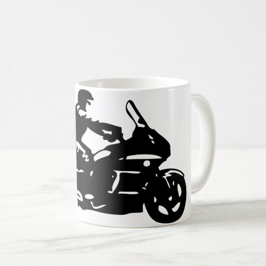goldwing Radfahrermotorrad moto Kaffeetasse (VorderseiteRechts)