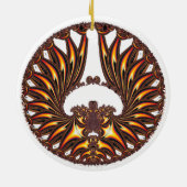 'GoldWings' Keramikornament (Hinten)