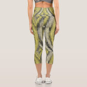 Goldwirbel IV Capri Leggings (Rückseite)