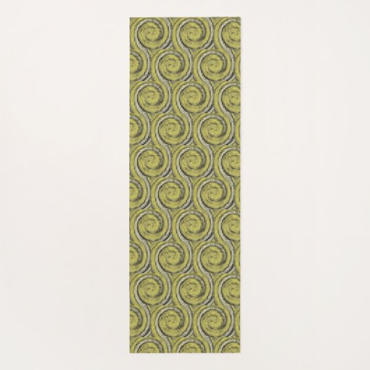 Goldwirbel IV Yogamatte (Rückseite)