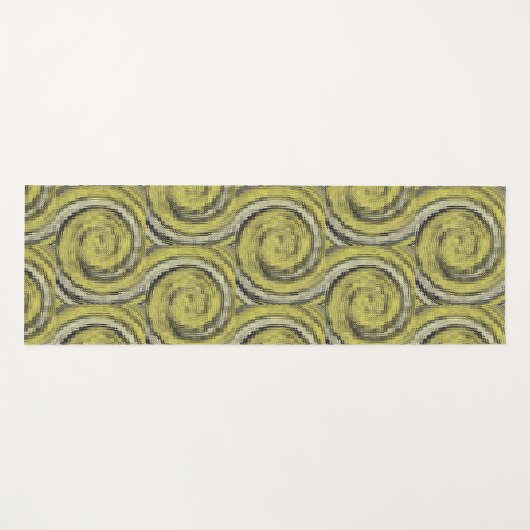 Goldwirbel IV Yogamatte (Vorderseite (Horizontal))