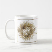 Goldwreath-frohe Weihnacht-Kaffee-Tasse Kaffeetasse (Links)