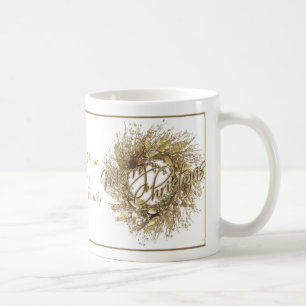Goldwreath-frohe Weihnacht-Kaffee-Tasse Kaffeetasse