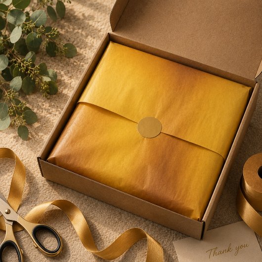 Goldwurzel Seidenpapier