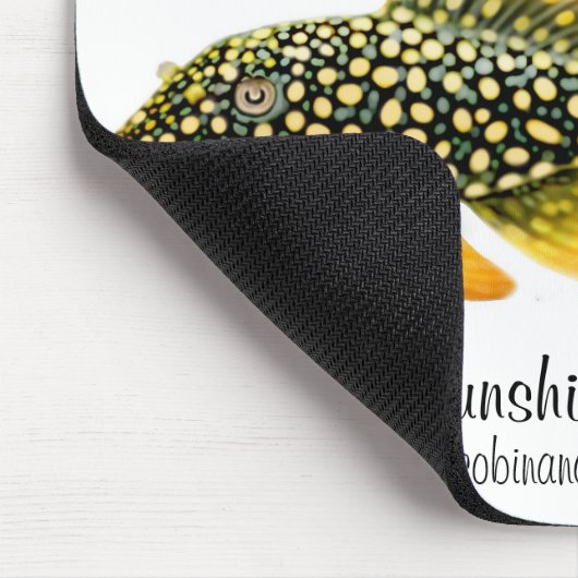 Goldy Sonnenschein Pleco Mousepad (Ecke)