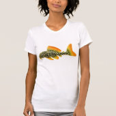 Goldy Sonnenschein Pleco Schaufel-Hals T-Shirt (Vorderseite)