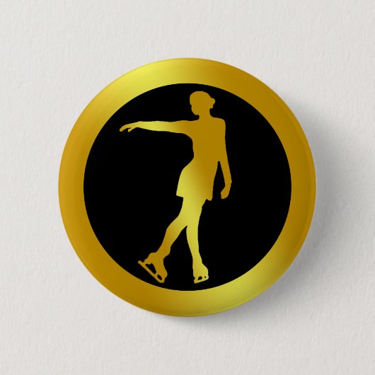 GOLDzahl SKATER Button (Vorderseite)