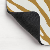 Goldzebra-Muster Mousepad (Ecke)