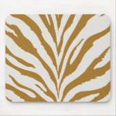 Goldzebra-Muster Mousepad (Vorne)