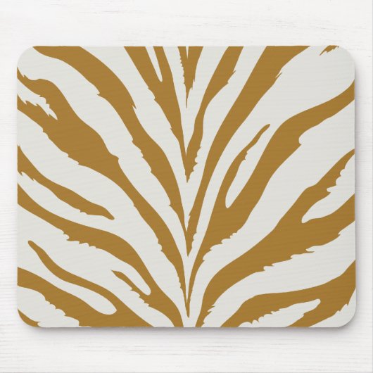 Goldzebra-Muster Mousepad (Vorne)