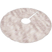 Goldzebradrucke Polyester Weihnachtsbaumdecke (Schrägansicht)