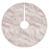 Goldzebradrucke Polyester Weihnachtsbaumdecke (Vorderseite)