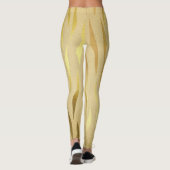 Goldzebradruckkleid Leggings (Rückseite)