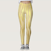 Goldzebradruckkleid Leggings (Vorderseite)