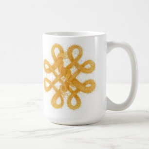 GOLDZELLTIK KNOCHEN Weiße Tasse